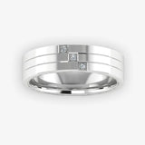 Men's Diamond Band 0.3ct Wedding Ring DW51 Heera Diamonds