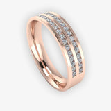 Men's Diamond Band Wedding Ring DW21