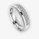 Men's Diamond Wedding Ring DW31 Heera Diamonds