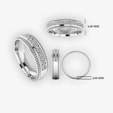 Men's Diamond Wedding Ring DW31 Heera Diamonds