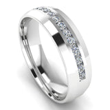 Men's Diamond Band 0.4ct Wedding Ring DW32 Heera Diamonds HEERA DIAMONDS