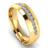 Men's Diamond Band 0.4ct Wedding Ring DW32 Heera Diamonds HEERA DIAMONDS