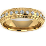 Men's Diamond Band 0.4ct Wedding Ring DW43 Heera Diamonds HEERA DIAMONDS