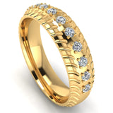 Men's Diamond Band 0.4ct Wedding Ring DW43 Heera Diamonds HEERA DIAMONDS