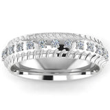 Men's Diamond Band 0.4ct Wedding Ring DW43 Heera Diamonds HEERA DIAMONDS