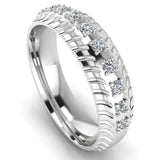 Men's Diamond Band 0.4ct Wedding Ring DW43 Heera Diamonds HEERA DIAMONDS