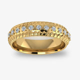 Men's Diamond Band 0.4ct Wedding Ring DW43 Heera Diamonds