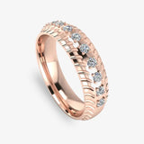 Men's Diamond Band 0.4ct Wedding Ring DW43 Heera Diamonds