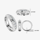 Men's Diamond Band 0.4ct Wedding Ring DW43 Heera Diamonds