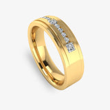 Men's Diamond Band 0.4ct Wedding Ring DW49 Heera Diamonds