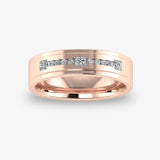 Men's Diamond Band 0.4ct Wedding Ring DW49 Heera Diamonds