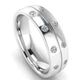Men's Diamond Band 0.4ct Wedding Ring DW53 Heera Diamonds HEERA DIAMONDS
