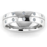 Men's Diamond Band 0.4ct Wedding Ring DW53 Heera Diamonds HEERA DIAMONDS