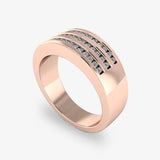 Men's Diamond Band 0.4ct Wedding Ring GR19883