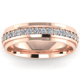 Men's Diamond Band 0.5ct Wedding Ring DW30 Heera Diamonds HEERA DIAMONDS