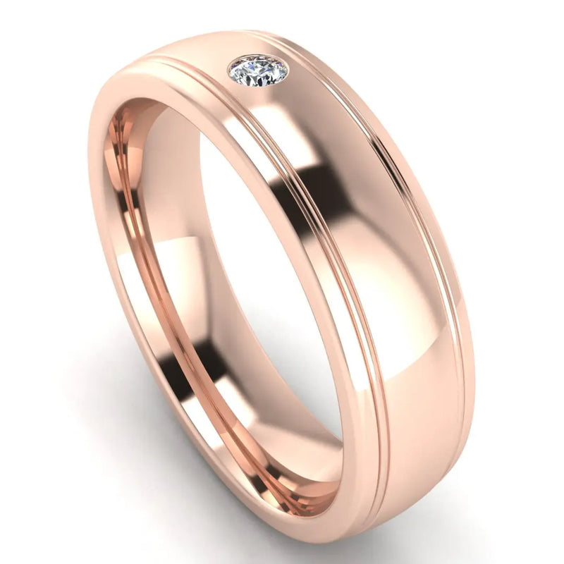 Men's Diamond Band 0.6ct Wedding Ring DW4 Heera Diamonds HEERA DIAMONDS