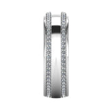 Men's Diamond Band 0.75ct Wedding Ring DW25 Heera Diamonds HEERA DIAMONDS