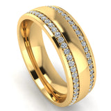 Men's Diamond Band 0.75ct Wedding Ring DW25 Heera Diamonds HEERA DIAMONDS