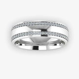 Men's Diamond Wedding Ring DW25 Heera Diamonds