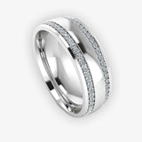 Men's Diamond Wedding Ring DW25 Heera Diamonds