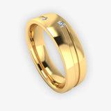 Men's Diamond Band Wedding Ring DW54 Heera Diamonds