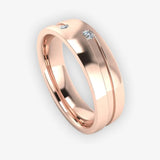 Men's Diamond Band Wedding Ring DW54 Heera Diamonds