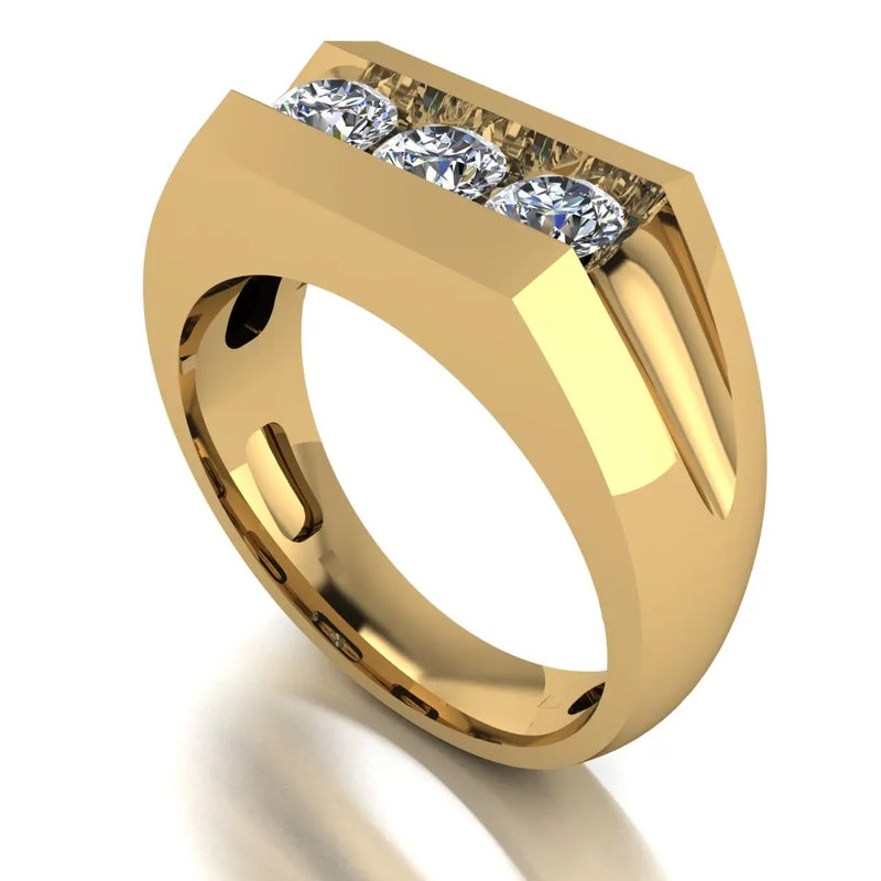 Men's Diamond Band 1.00ct Lab Grown Wedding Ring GR20186 HEERA DIAMONDS