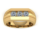 Men's Diamond Band 1.00ct Lab Grown Wedding Ring GR20186 HEERA DIAMONDS