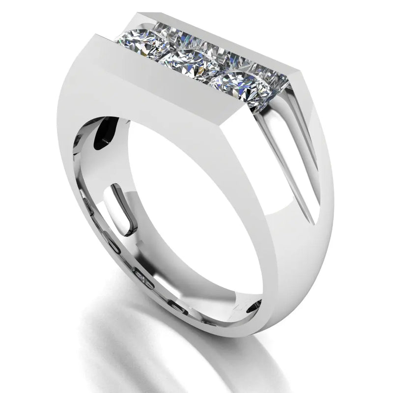 Men's Diamond Band 1.00ct Lab Grown Wedding Ring GR20186 HEERA DIAMONDS