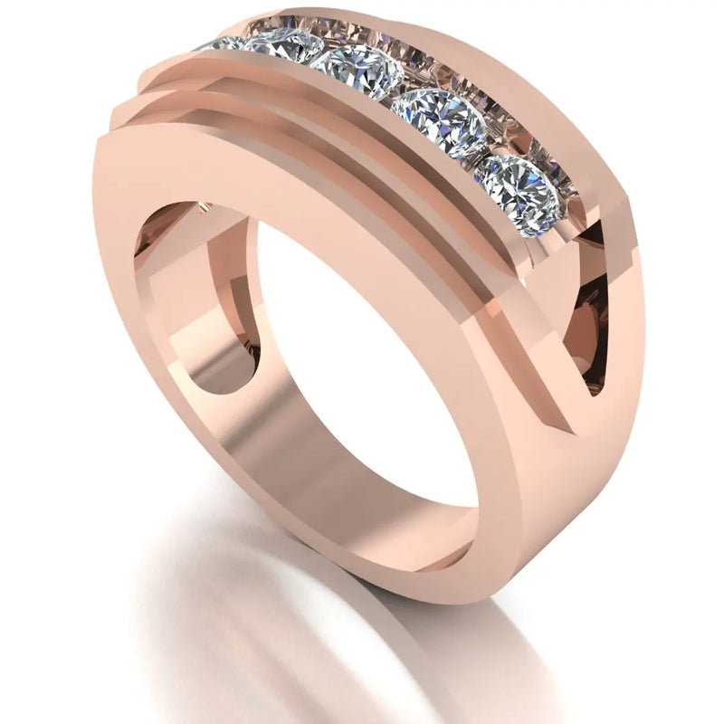 Men's Diamond Band 1.00ct Lab Grown Wedding Ring GR20310T HEERA DIAMONDS