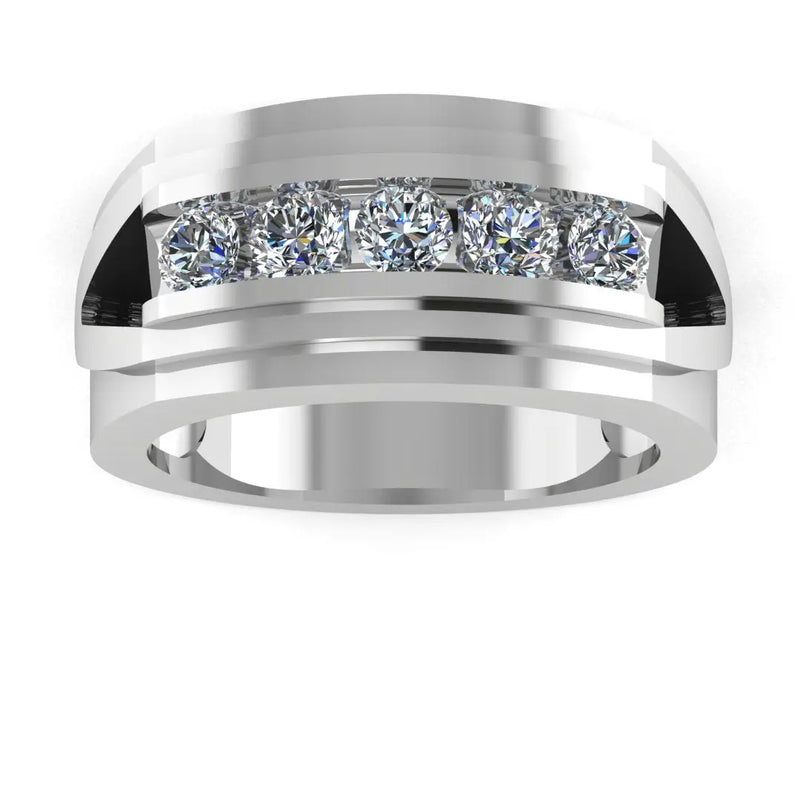 Men's Diamond Band 1.00ct Lab Grown Wedding Ring GR20310T HEERA DIAMONDS