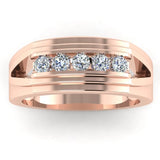 Men's Diamond Band 1.00ct Wedding Ring GR19655 HEERA DIAMONDS