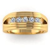 Men's Diamond Band 1.00ct Wedding Ring GR19655 HEERA DIAMONDS