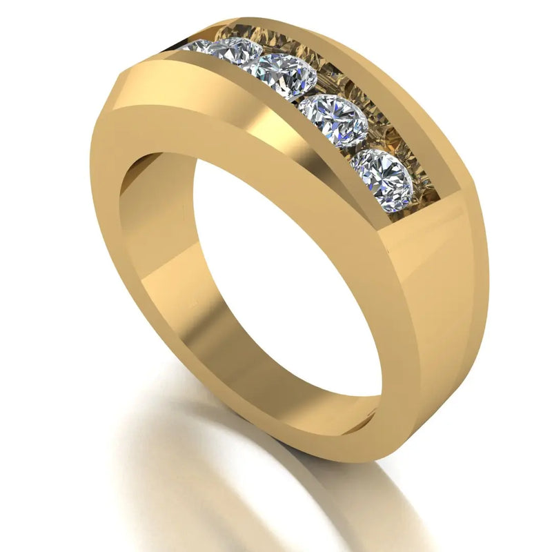 Men's Diamond Band 1.00ct Wedding Ring GR20313 HEERA DIAMONDS