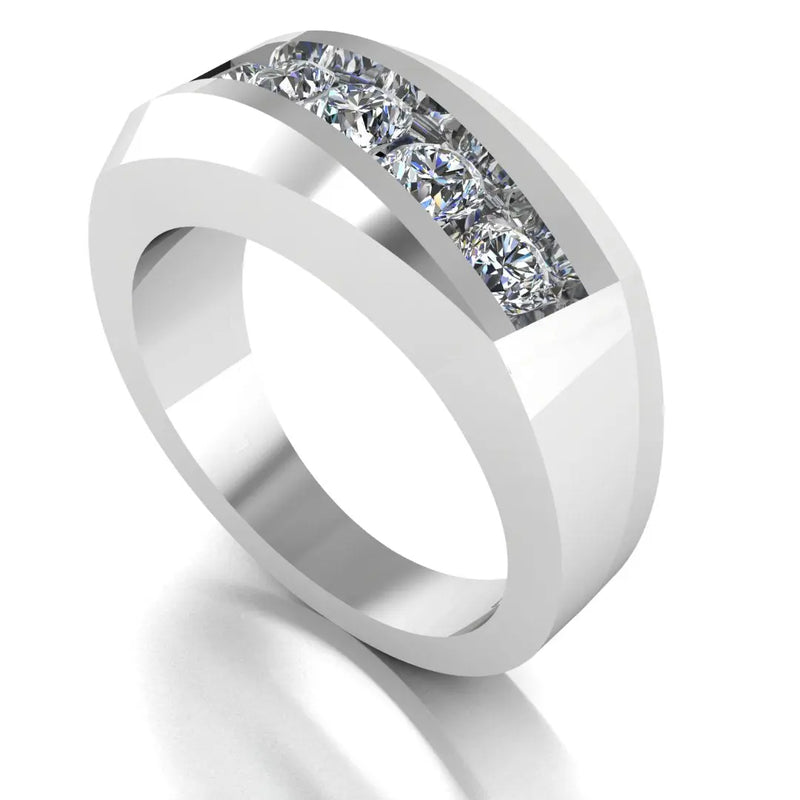 Men's Diamond Band 1.00ct Wedding Ring GR20313 HEERA DIAMONDS