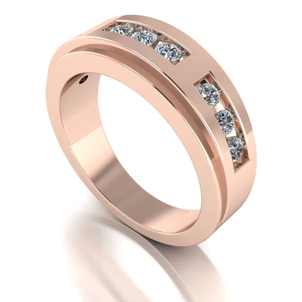 Men's Diamond Band 1.00ct Wedding Ring GR20346 HEERA DIAMONDS