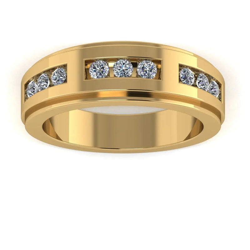 Men's Diamond Band 1.00ct Wedding Ring GR20346 HEERA DIAMONDS