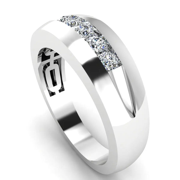 Men's Diamond Band 1.25ct Wedding Ring GR19850 HEERA DIAMONDS