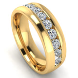 Men's Diamond Band 1.3ct Wedding Ring DW7 Heera Diamonds HEERA DIAMONDS