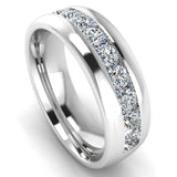 Men's Diamond Band 1.3ct Wedding Ring DW7 Heera Diamonds HEERA DIAMONDS