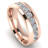 Men's Diamond Band 1.3ct Wedding Ring DW7 Heera Diamonds HEERA DIAMONDS