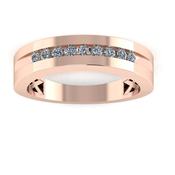 Men's Diamond Band 1.5ct Lab Grown Wedding Ring GR20181 HEERA DIAMONDS