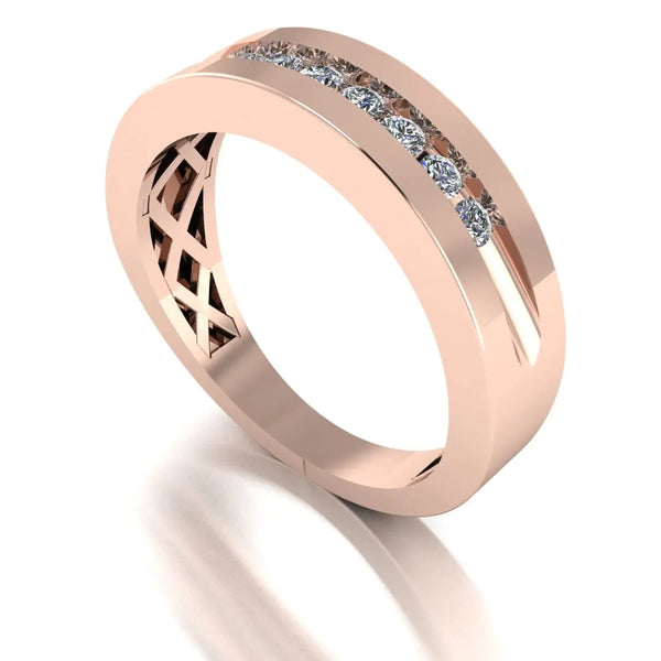 Men's Diamond Band 1.5ct Lab Grown Wedding Ring GR20181 HEERA DIAMONDS