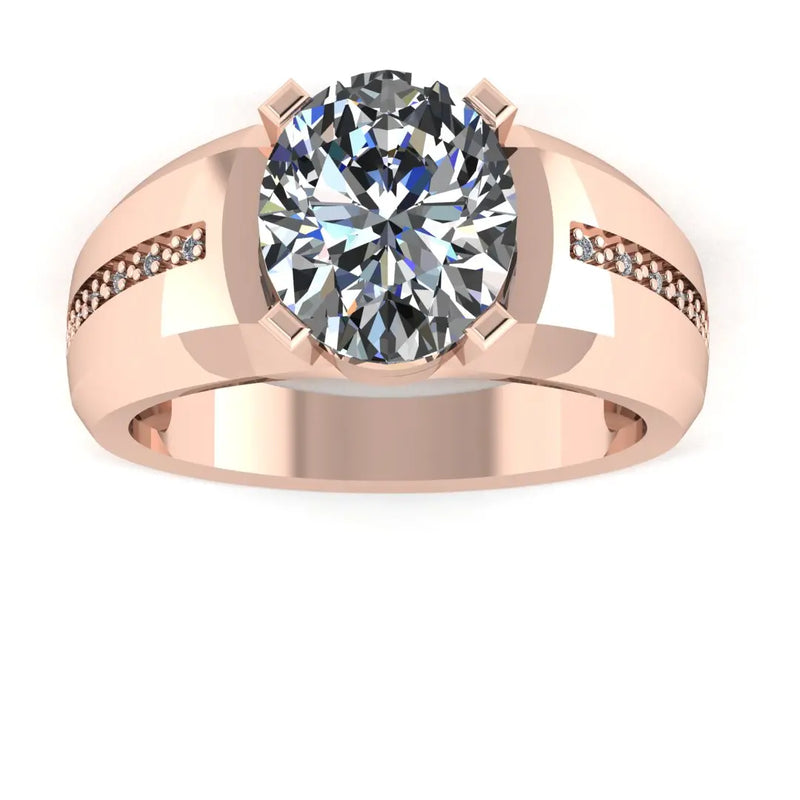 Men's Diamond Band 2 ct Lab Grown Wedding Ring GR20244 HEERA DIAMONDS