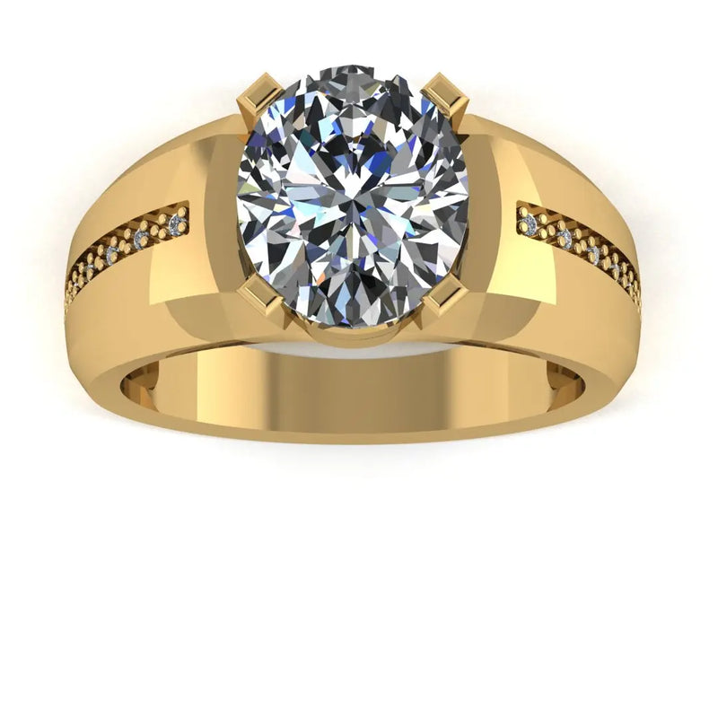 Men's Diamond Band 2 ct Lab Grown Wedding Ring GR20244 HEERA DIAMONDS