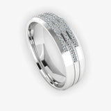 Men's Diamond Wedding Ring DW34 Heera Diamonds HEERA DIAMONDS