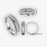 Men's Diamond Wedding Ring DW41 Heera Diamonds HEERA DIAMONDS