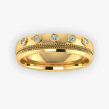 Men's Diamond Wedding Ring DW42 Heera Diamonds HEERA DIAMONDS