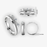 Men's Diamond Wedding Ring DW42 Heera Diamonds HEERA DIAMONDS