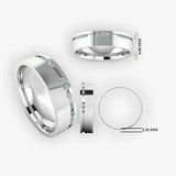 Men's Diamond Wedding Ring DW45 Heera Diamonds HEERA DIAMONDS